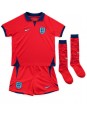 Otroški Nogometna dresi replika Anglija Harry Kane #9 Gostujoči SP 2022 Kratek rokav (+ hlače)